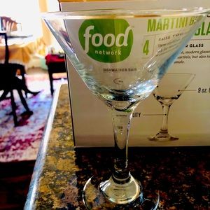 Martini glasses.  4 piece set.